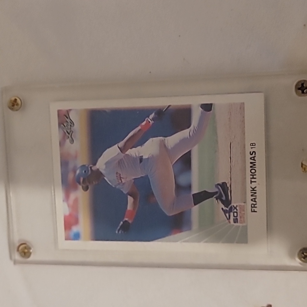 Frank Thomas 1990 Leaf Rookie Card #300 Chicago White Sox